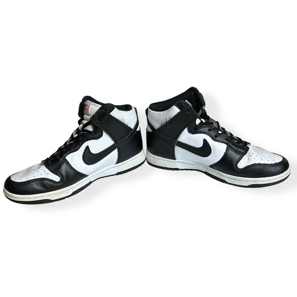 Nike Dunk High Panda‎ Sneakers Women's Size 8 White/Black DD1869 103 - Picture 10 of 13